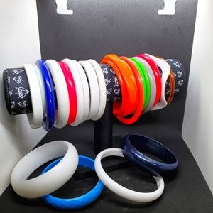 Vintage 1980s Multi-Color Bracelet Lot